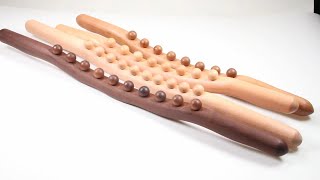 Guasha Wood Stick Massage Tool 2022  Back Leg Body Massager Spa Therapy [upl. by Rudd]