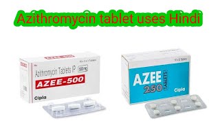 Azee tablet 500mg250mg Azithromycin [upl. by Hamer]