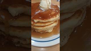 IHOP Pancakes Drenched In Syrup newyorkfood ihop ihoppancakes longislandfood food pancakes [upl. by Codi805]