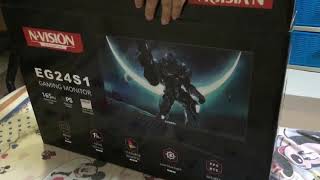 UNBOXING NVISION EG24S1 24 INCH 165HZ GAMING MONITOR nvision gamingmonitor gaming monitor ggwp [upl. by Lewie]