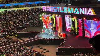 Rey Mysterio amp Andrade Entrance WrestleMania XL 4K 60 FPS [upl. by Nnylyt]