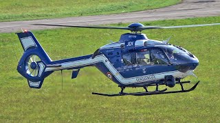 Gendarmerie Nationale Eurocopter EC135T2 Airbus Helicopters H135  Start Up Take Off and Landing [upl. by Rehpotsihrc]