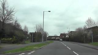 Driving Along Woodgreen Drive Hastings Drive amp Berkeley Way Worcester Worcestershire England [upl. by Sucramrej202]