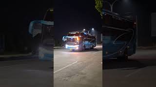 New shantika sleeper bus Jepara Jakarta shortvideo newshantika busmaniaofficial [upl. by Ellevart]