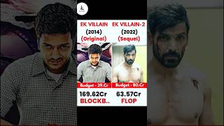 Ek Villain vs Ek Villain Return Movie Compression Box Office Collection 😱🔥 shorts ytshorts [upl. by Bobbee378]