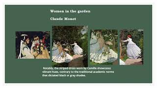 Women in the garden Claude Monet [upl. by Camile]