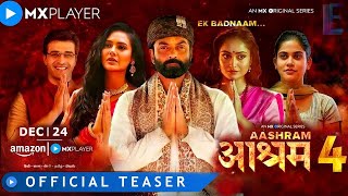 Aashram season 4 Official Trailer I AmazonMX Player I Bobby Deol I ashram season 4 ott release date [upl. by Efi688]