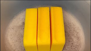 ASMR SUDSY BUCKET • SPONGES SQUEEZES • [upl. by Haynor]