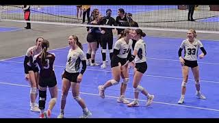 2024 Torrington WY volleyball Seniors play of the game vs Lovell [upl. by Polard]