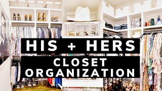 CLOSET ORGANIZATION WITH THE HOME EDIT [upl. by Yerffoeg687]