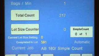 Autobag AB180 with Simplecount option  Video [upl. by Enerol]