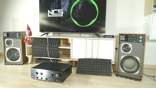 Radiotehnika S70 speakers  Sony amplifier sound amp bass test [upl. by Eiramit694]