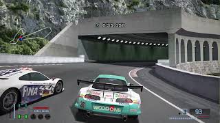 Gran Turismo 4  Toyota WOODONE Toms Supra JGTC 03  MidField Raceway [upl. by Buffo]