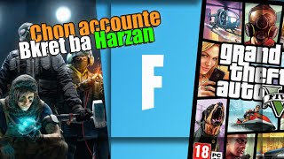 چۆن اکونتی ێارئ کان بکریت بە هەرزان  fortnite  gta 5 [upl. by Adnorrahs]