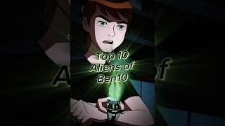 Ben 10s Strongest Aliens Top 10 Ranking shorts [upl. by Nesral]