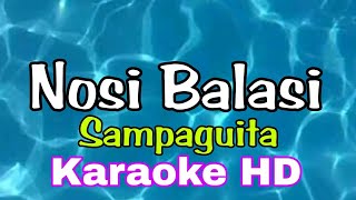 Nosi Balasi  SAMPAGUITA karaoke HD karaoke song [upl. by Udenihc]