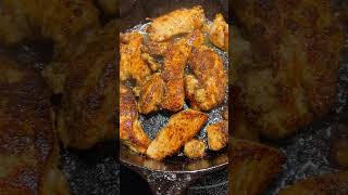 Simple Blackened Chicken Tenders with Creamy Balsamic Deglaze Recipe in Under a Minute Face Reveal [upl. by Brubaker]