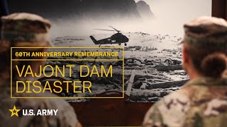 Remembering the Vajont Dam Disaster  US Army [upl. by Annoyt]