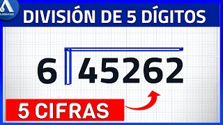 DIVISIÓN DE 5 CIFRAS  Como Dividir con 5 CIFRAS Super fácil [upl. by Weidner276]