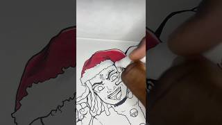 21 Savage x Saint Nick 🎅 21savage anime art [upl. by Abih47]