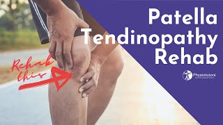 Patellar Tendinopathy Rehabilitation  Jumpers Knee Rehab [upl. by Attalanta]