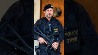 A Police Officer from Czech Republic went from serious to smiling 🙂 streetphotography reaction [upl. by Fredra]