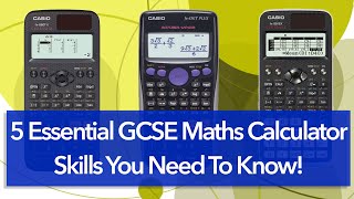 5 Essential GCSE Maths Calculator Skills You Need To Know  Casio Calculator [upl. by Dempster]