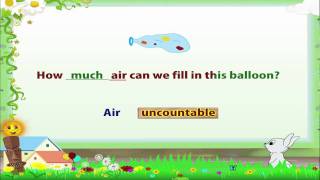 Learn Grade 3  English Grammar  Countable and Uncountable [upl. by Fania]