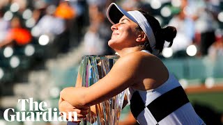 Bianca Andreescu from teenage wildcard to Cinderella of Indian Wells [upl. by Ardnekan]