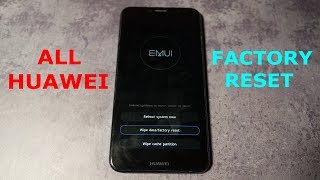 Hard Reset Factory Reset  All Huawei phones with Android 80 Mate Honor P10 P10 Lite [upl. by Regor]