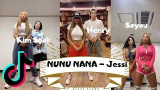 Jessi  Nunu Nana x Henry x Soyou x Kim Sook The unnie and More dance Tik Tok challenge [upl. by Pearla420]