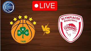 🔴 Live Panathinaikos vs Olympiakos  Live Play By Play Scoreboard [upl. by Ayatal]