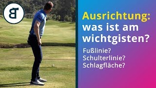 Ausrichtung was ist am wichtigsten Die richtige Reihenfolge beim Zielen  Golfschwung [upl. by Vanessa254]