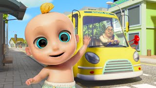 The Wheels on the Bus  TRAIN SONG  Vehicles Songs CarsBoats  Fun Kids Songs for Kids [upl. by Aihsekan]