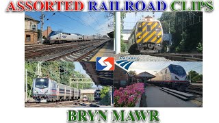 51 Bryn Mawr  SEPTA PaoliThorndale Line amp Amtrak [upl. by Odlaw]