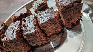 Brownie without Oven simpleandeasy brownies cooking cakerecipes [upl. by Appel]