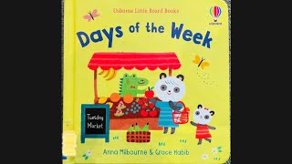 Days Of The Week  Books for Children Kids Books Preschoolers Usborne Books [upl. by Eidnarb]