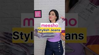 Meesho jeans haul meesho meeshohaul fashion shorts youtubeshorts ashortaday [upl. by Anovahs947]