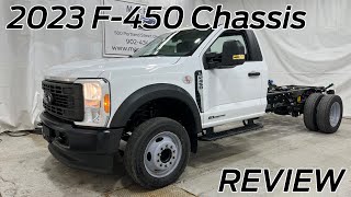 2023 Ford F450 Chassis Cab XL Review 67L PowerStroke Diesel [upl. by Teloiv]