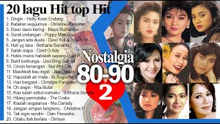 Hit Top Hit Kenangan 8090 2 full lirik Mengusik mata hati [upl. by Aehta]