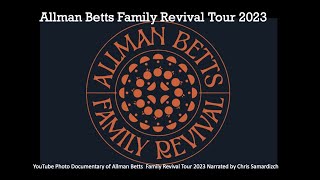 Allman Betts Family Revival Tour 2023 Honors Allman Brothers Band Gregg Allman and Dickie Betts [upl. by Korman]