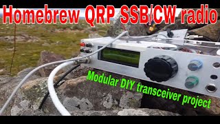 Homebrew QRP sixband SSBCW transceiver [upl. by Edyaw]