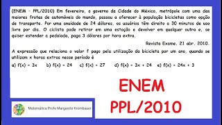 ENEM – PPL2010  EQUAÇÃO DO 1º GRAU [upl. by Alanah294]