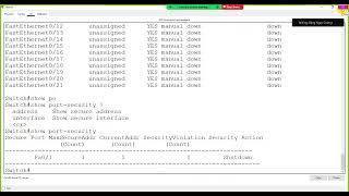 Cấu hình PortSecurity trên Cisco Switch 2960 [upl. by Temirf]