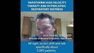 Vapotherm High Velocity Therapy and Hypercapnic Respiratory Distress [upl. by Dahsar626]