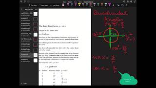 MA121 Unit 4 amp 5 Part 1 Quadrantal Angles and the Unit Circle [upl. by Sheba397]