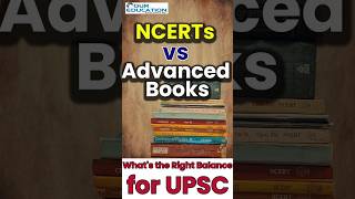 NCERTs vs Advanced Books Whats the Right Balance for UPSC shorts books ncert [upl. by Krusche474]