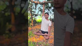 Morning meditation and morning yoga meditation fitness yoga brahmcharya new youtube shorts [upl. by Norma403]