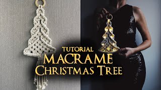 Tutorial Macrame Christmas tree 4 [upl. by Snell]