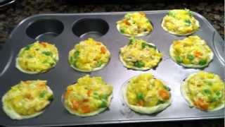 Toddler Meal Idea Chicken Pot Pie Cupcakes [upl. by Petes302]